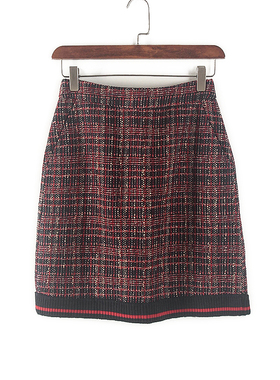 ESP系列 新品春秋女装品牌折扣时尚百搭款格子裙半身裙Y3246C