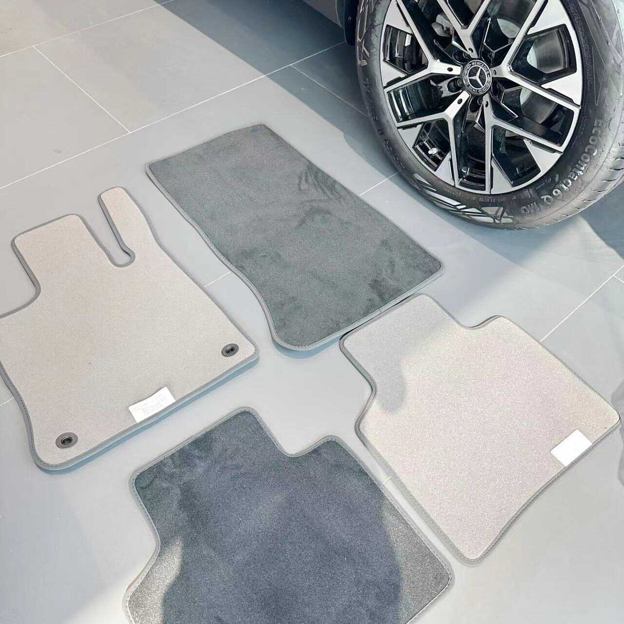 ces级原装脚垫奔驰羊绒丝绒地毯