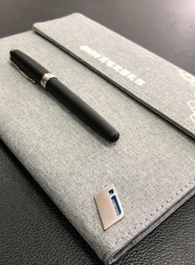 适用宝马BMW原装文件夹i3i8充电欢迎礼布艺文件袋卡夹资料包灰色