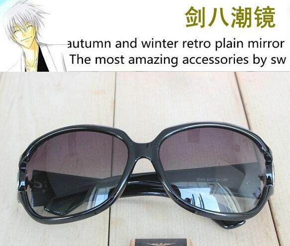 墨镜复古风圆形罗志祥太阳眼镜