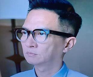 廉政风云张家辉同款眼镜框古天乐眼镜架林嘉欣上黑下透明行平光镜