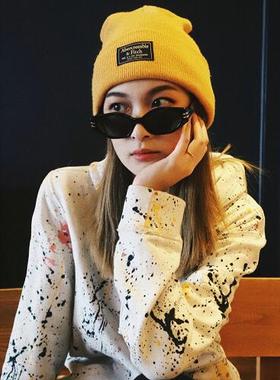 墨镜水原希子ins复古风太阳眼镜