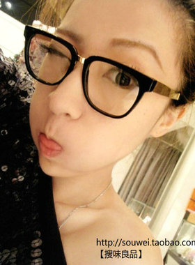 BIGBANG权志龙GD同款眼镜框迪丽热巴TOP平光镜网红方形文艺眼镜架