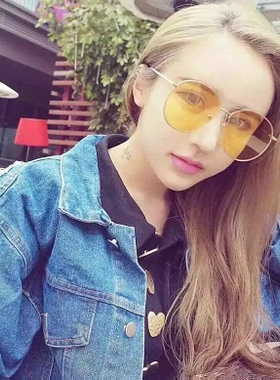 墨镜前卫风太阳眼镜林志玲同款