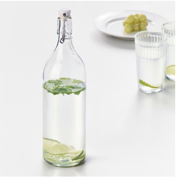 宜家IKEA考肯塞瓶子酒瓶酱果瓶