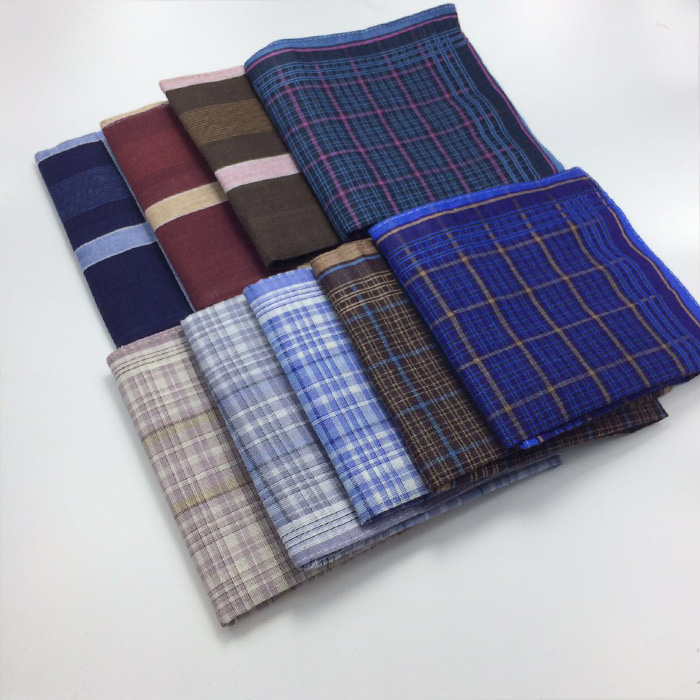 【3条】包邮中老年人手绢全棉大手帕男士擦汗手巾口袋巾软老产品