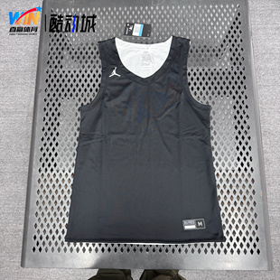 Nike/耐克 JORDAN 男子篮球速干正反两穿无袖运动背心AR4318-012