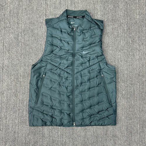 Nike/耐克 THERMA-FIT ADV男子防泼水跑步羽绒服马甲 FB7543-328