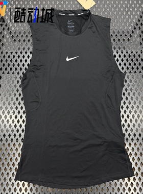 Nike/耐克 男子Pro跑步健身训练速干透气无袖紧身背心FB7915-010