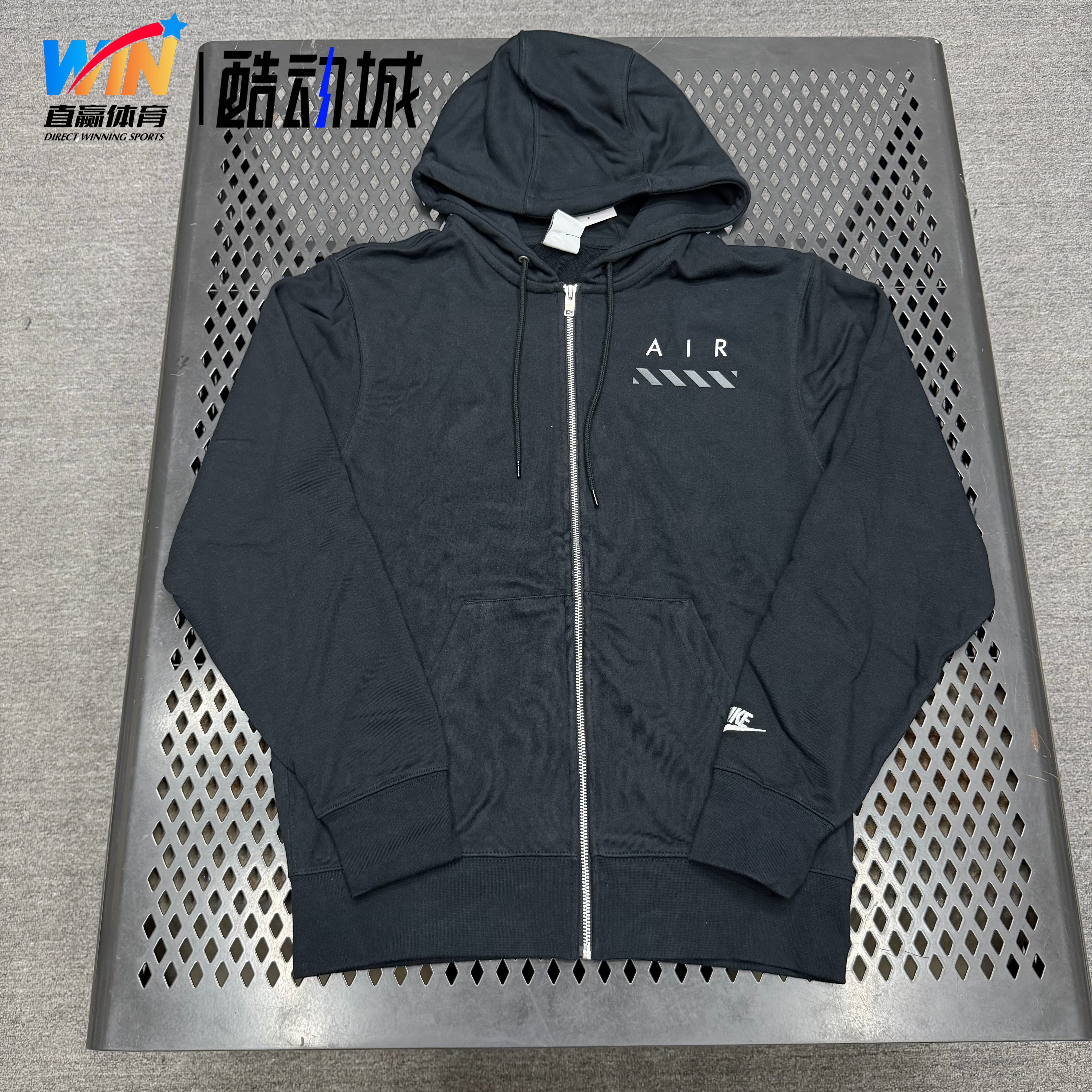 Nike/耐克 男子春季运动跑步训练休闲透气毛圈连帽卫衣IB5469-010