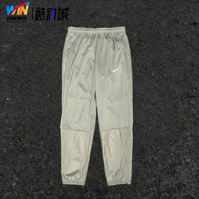 Nike/耐克 秋冬男运动训练跑步保暖加绒束脚9分长裤 FZ1114-053