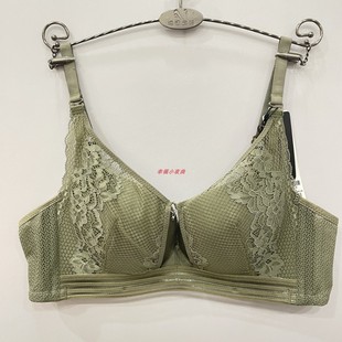 诱惑密码2189无钢圈AB杯上薄下厚中厚杯聚拢性感蕾丝微调整文胸