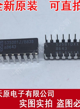 53S081J/883B
 原装正品100% 现货直拍 量大价优 CDIP16