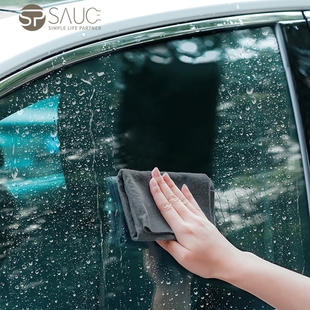 擦玻璃专用抹布无痕不掉毛魔力布2条无水印加厚吸水布擦镜子神器