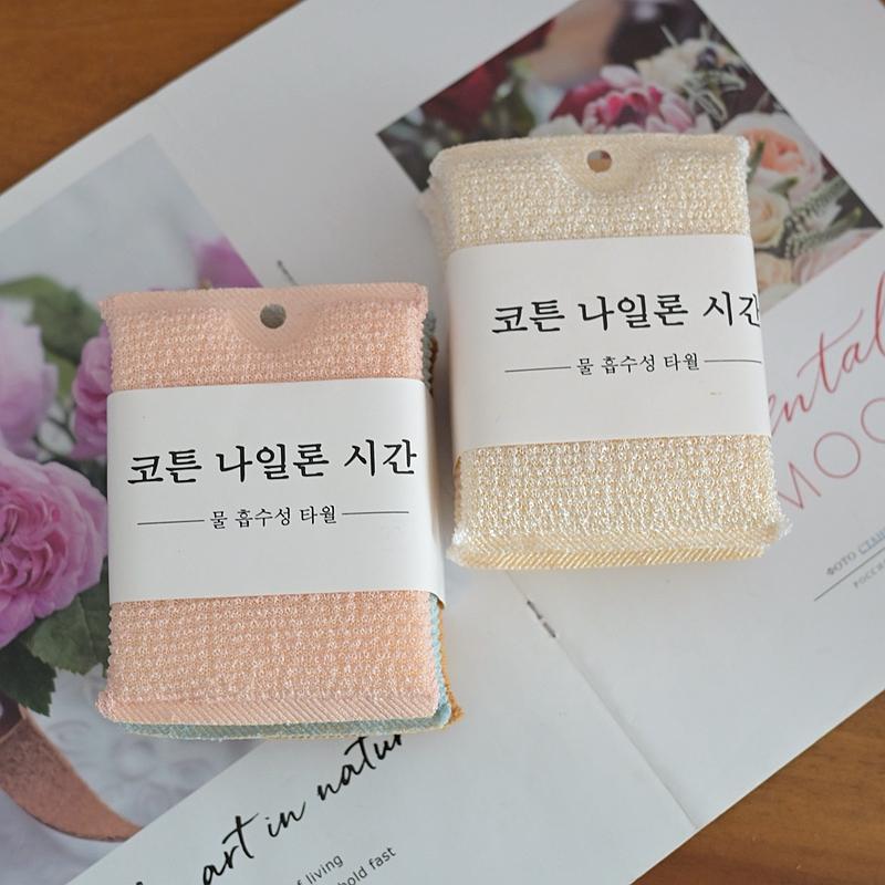 韩版海绵擦不沾油去污海绵块厨房清洁魔力擦百洁布不粘锅刷碗神器