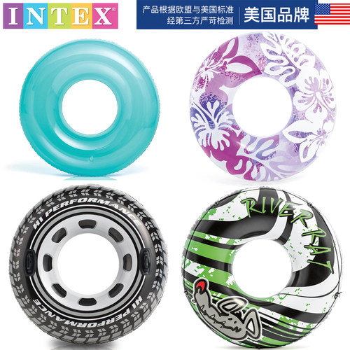 INTEX成人救生圈加厚安全