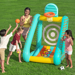 原装正品Bestway投篮球儿童投掷玩具充气标靶足球射门飞镖盘