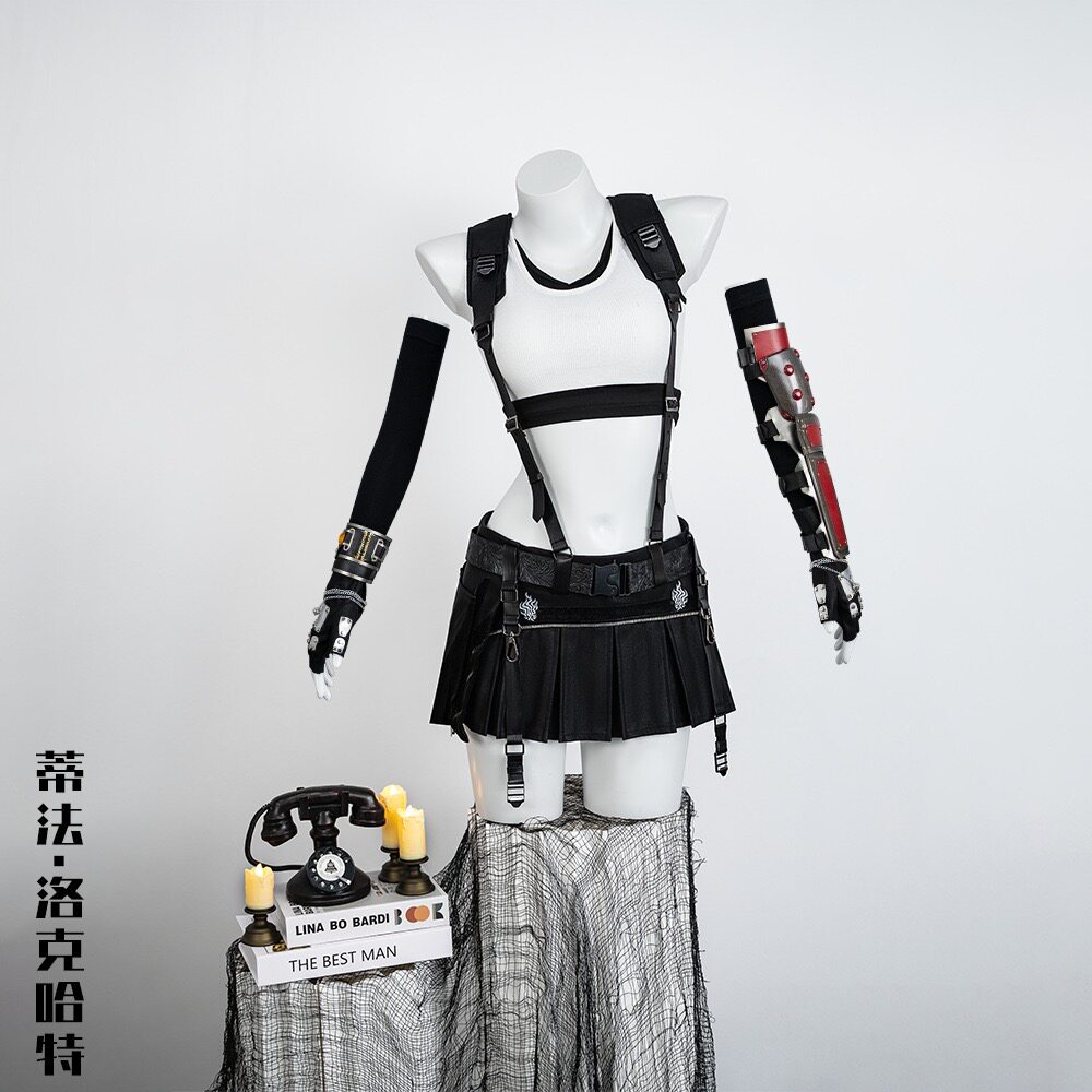 最终幻想7蒂法cos服Tifa万圣节cosplay服饰爱丽丝克劳德FF7Alice图片
