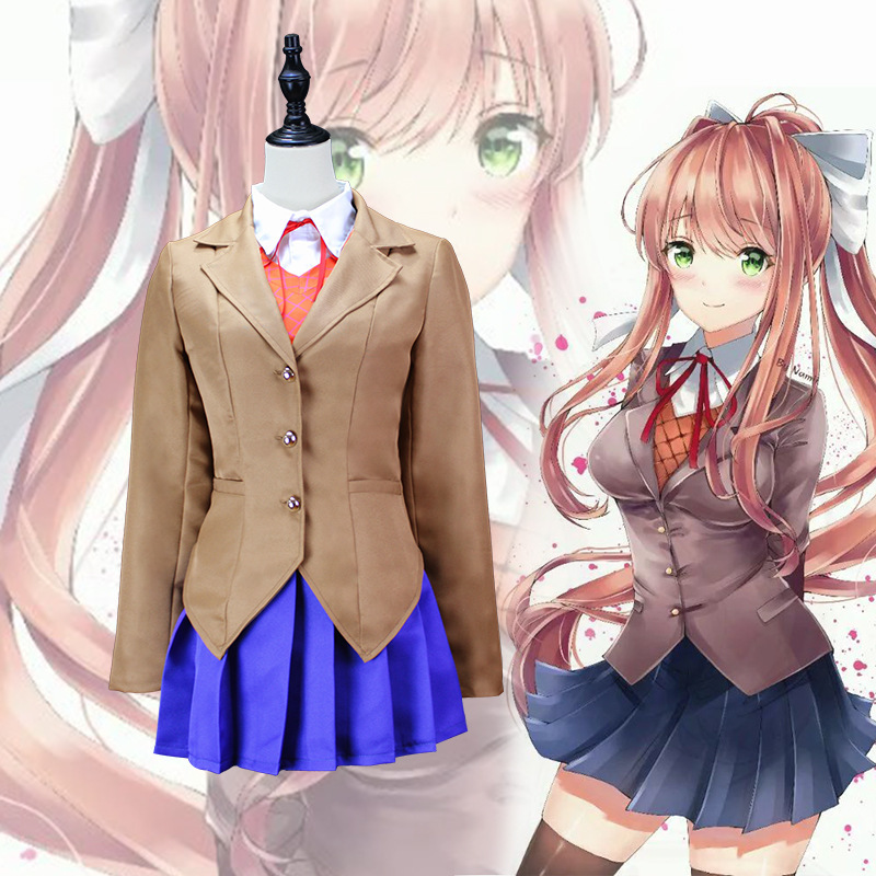心跳文学俱乐部莫妮卡cos服日系学校女裙JK制服cosplay服装全套