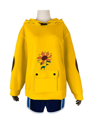 奇蛋物语cos大户爱C服可爱女装cosplay动漫服装日常黄色宽松卫衣