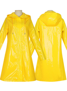 鬼妈妈cos 卡洛琳全套cosplay黄色cos雨衣万圣节角色扮演服装女装