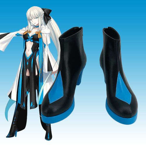 fate grand order fgo 摩根cos鞋 COSPLAY鞋二次元动漫展