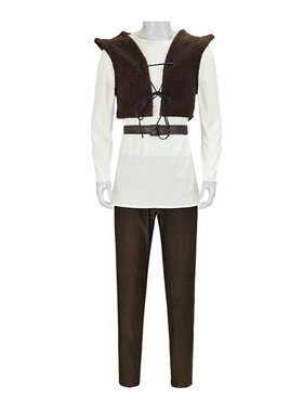 电影怪物史莱克4D史莱克cos服 万圣节角色扮演史瑞克马甲服装全套