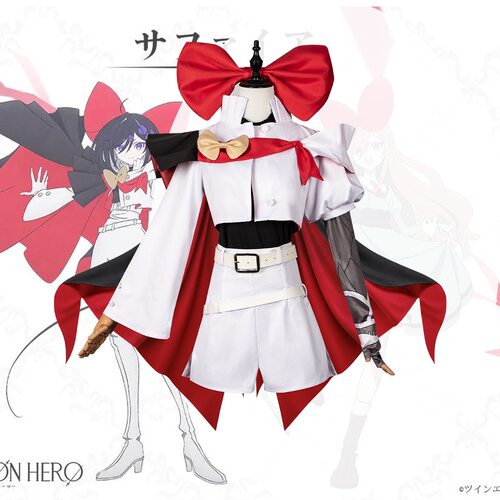 缎带骑士cos服蓝宝石cosplay万圣节骑士服全套带披风RIBBON HERO