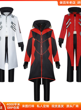 刺猬索尼克2cos服万圣节蛋头博士红色套装cosplay二次元舞台服