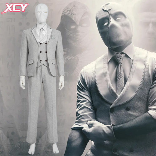 新次元漫威美剧月光骑士cos服午夜狼人西装cosplay服装男