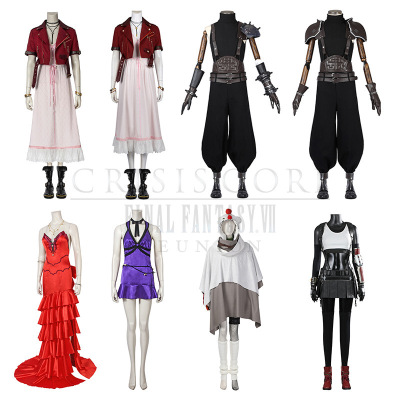 娜多终幻想7 FF7cosplay爱丽丝尤菲·如月蒂法克劳德扎克斯服装