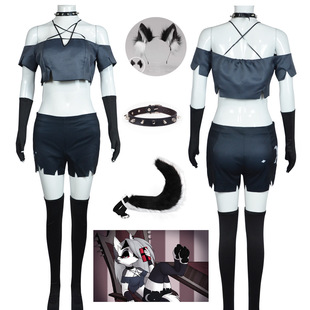 极恶老大cos服Helluva Bos地狱客栈loona露娜cosplay服装角色扮演