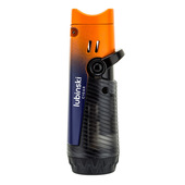 LUBINSKI雪茄打火机双直冲聚火蓝焰大火力可充气点火器艾炙带烟托