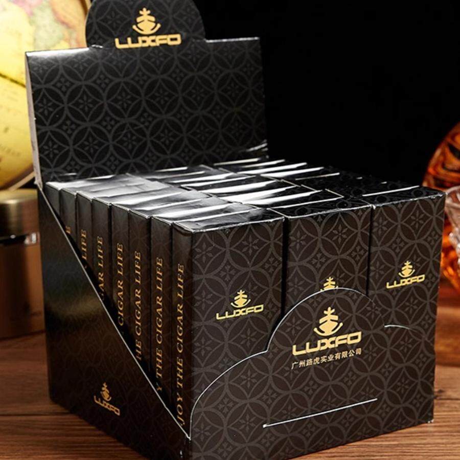 LUXFO雪茄火柴烟斗专用火柴长10CM白桦木老式香薰火柴环保易燃