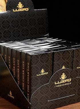 LUXFO雪茄火柴烟斗专用火柴长10CM白桦木老式香薰火柴环保易燃