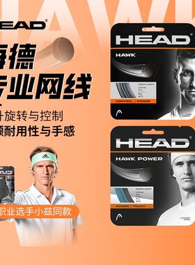 HEAD海德网球线专用lynx tour/hawk touch大盘线专业网球拍硬软线