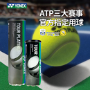 YONEX尤尼克斯网球TB 4铂金球专业耐用YY专业比赛训练胶罐球 TR3