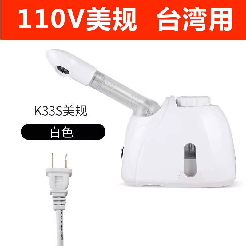 110V美规家用热喷仪蒸脸仪纳米喷雾仪面部补水加湿器中草药蒸脸器