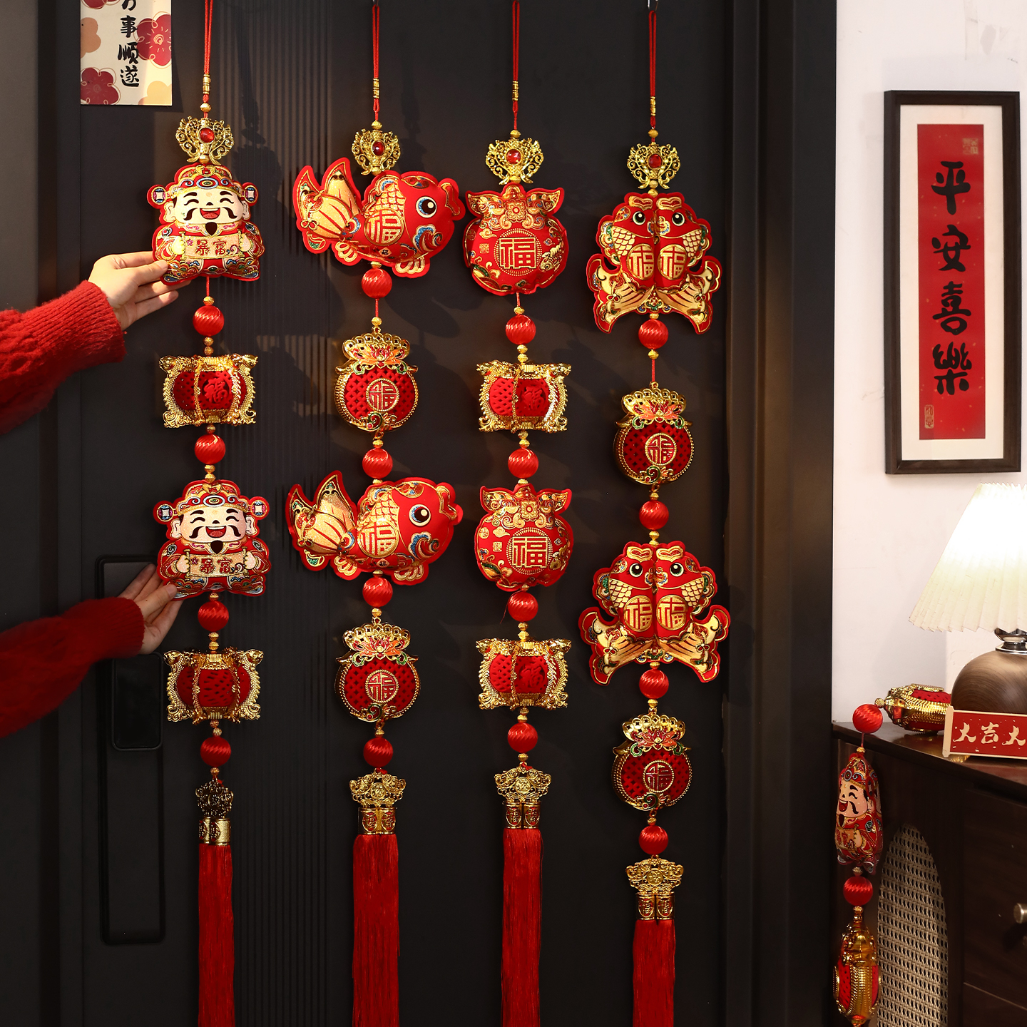 2026马年新年过年装饰入户门挂件