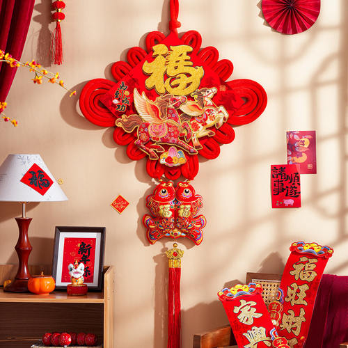 2026马年新款大号福字中国结