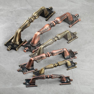 青古铜色红古铜木门拉手 中式推拉门移门窗明装螺丝欧式大把手