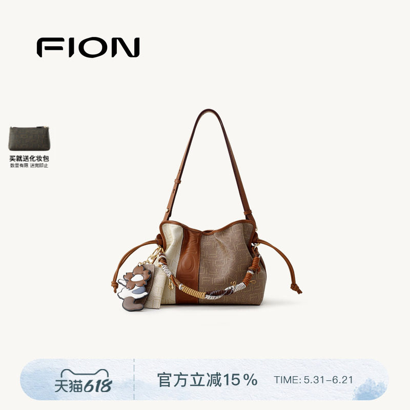 FION水桶包流浪包慵懒感