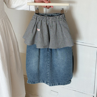 童装 新款 韩版 百搭洋气潮范时尚 子 女童裤 休闲带屁帘裙裤 子2026春季