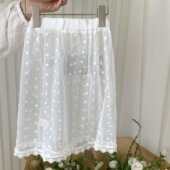 女童网纱半身裙2024春装 设计甜美叠穿百搭围裙潮 个性 新款 儿童韩版