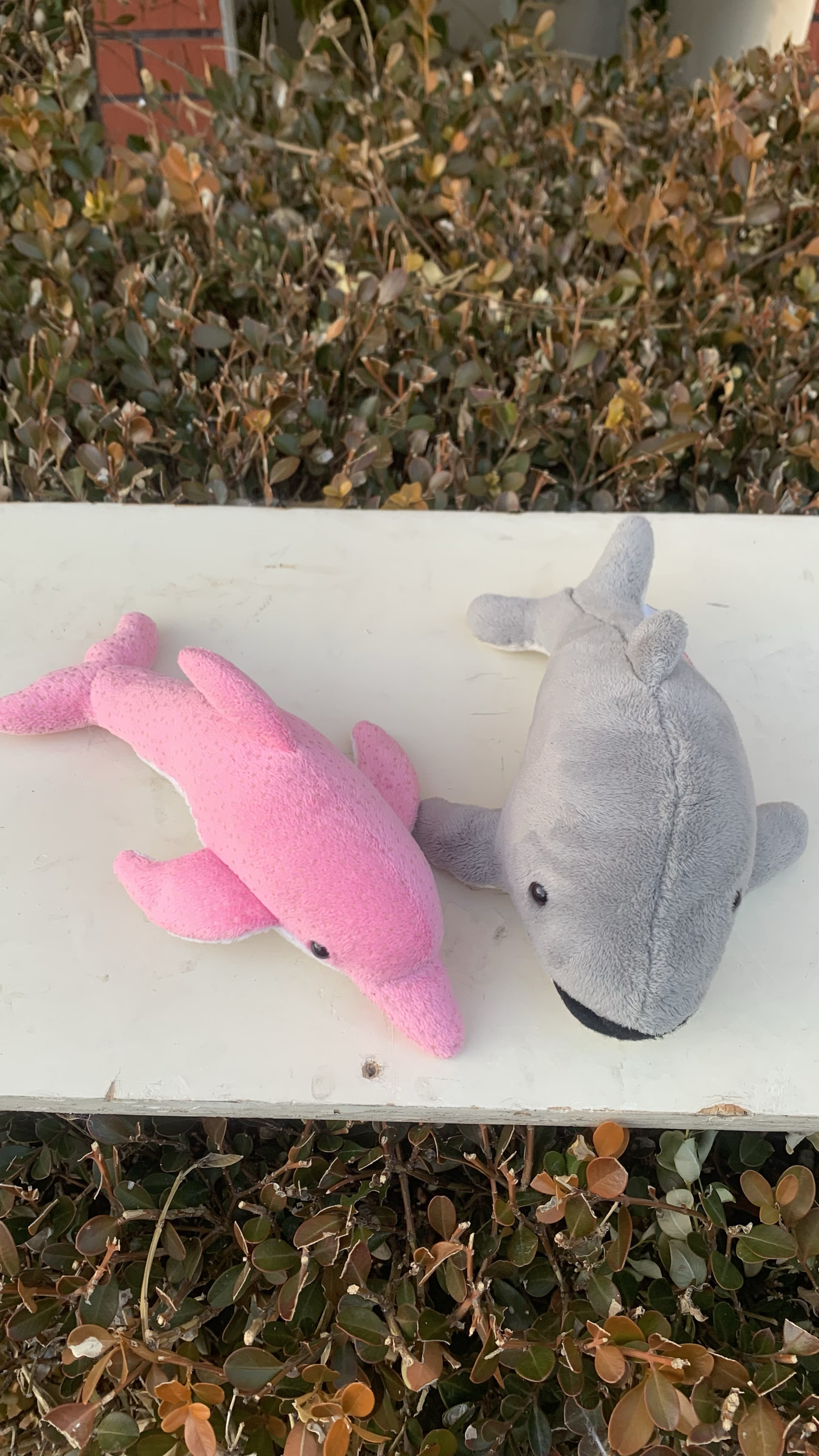 孤品外贸出口原单老款美国GUND二只小鱼类公仔组合正版毛绒玩具