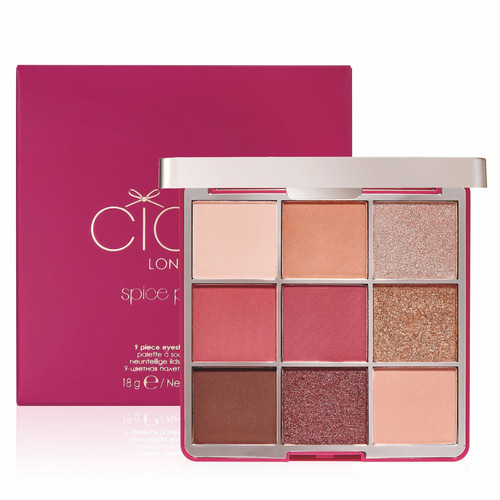 现货Ciate London Spice Palette9色眼影盘珠光哑光暖色系18g