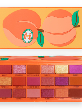 平价宝藏！Revolution蜜桃眼影盘 18色珠光哑光日常百搭