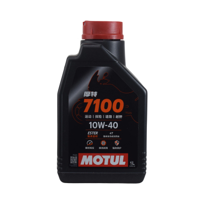摩特(Motul)7100 4T 10W40 1L  全合成摩托车机油