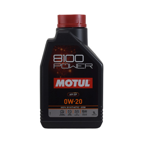 摩特8100 Power 全合成机油0W-20 1L 汽车机油 API SP级