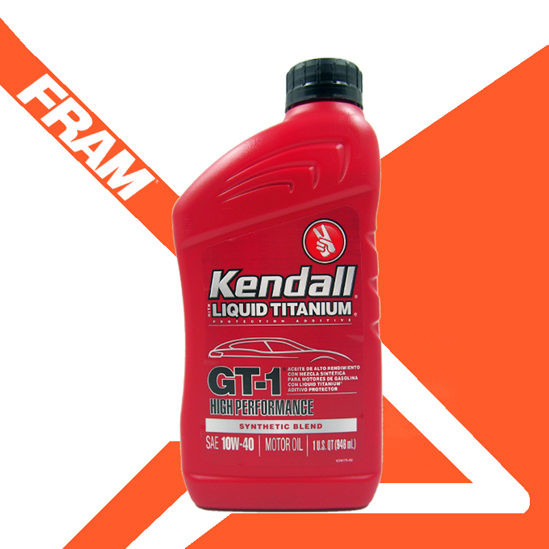 kendall 康多机油 康菲钛液高性能 HP 10W-40 美国原装合成机油